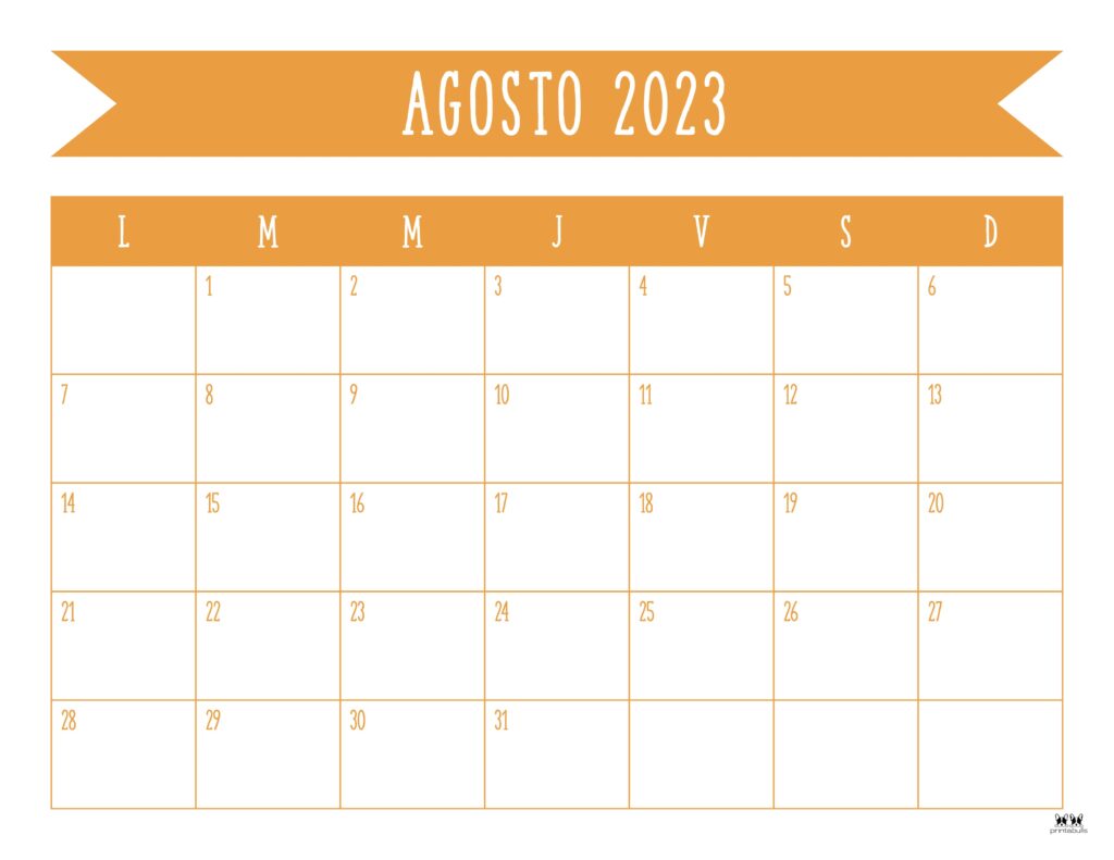 August calendars