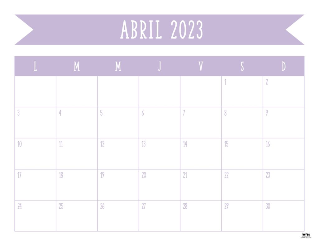 April calendars