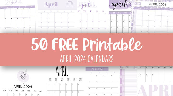 April calendars