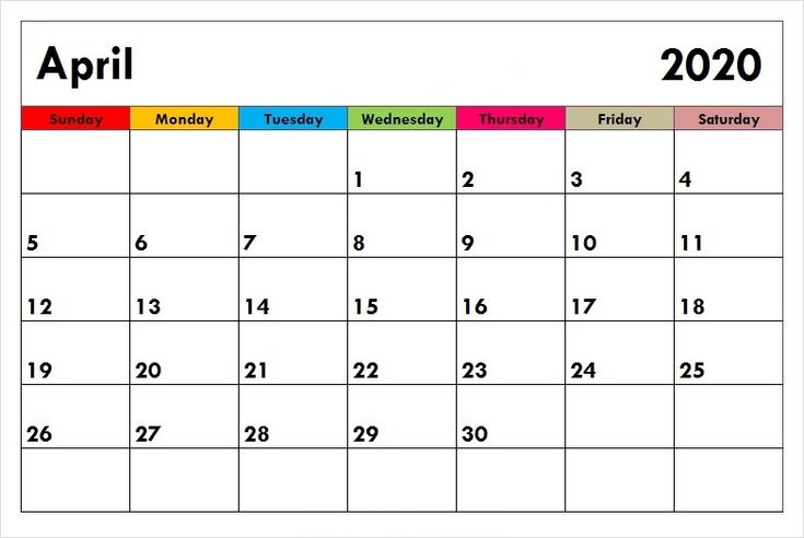Colorful april desk calendar calendar printables calendar template free printable calendar templates