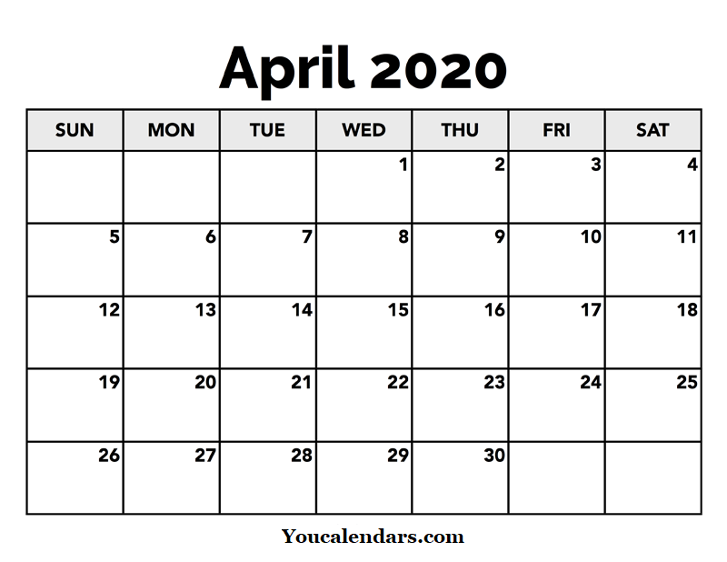 Â april calendar spanish printable images