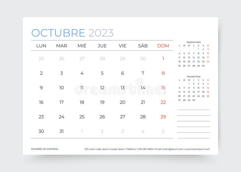 Spanish calendar stock illustrations â spanish calendar stock illustrations vectors clipart