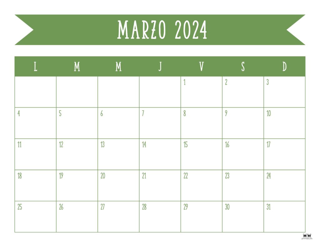 March calendars