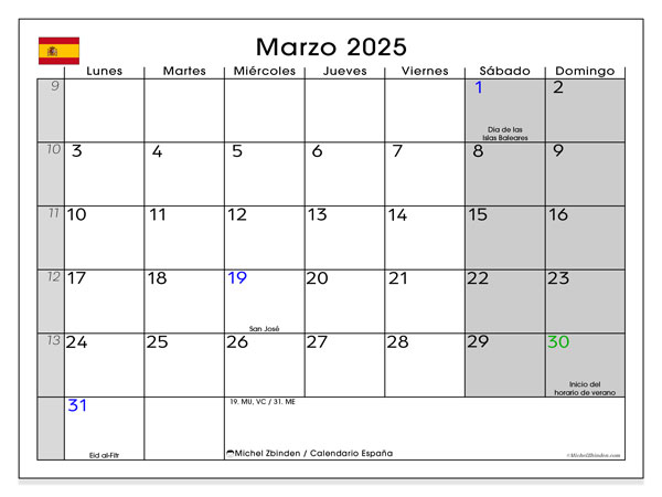 Printable calendar