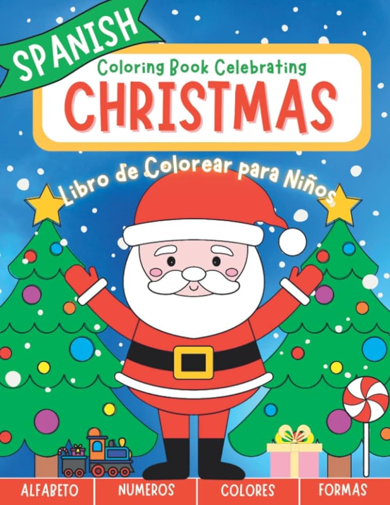 Christmas loring book in spanish easy by books bujobee