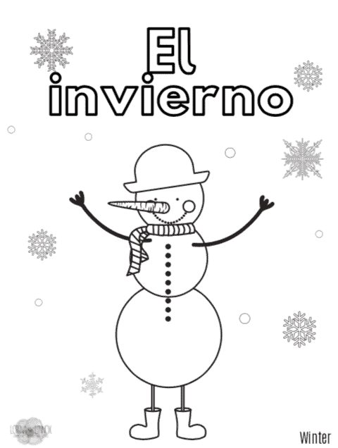 Spanish christmas worksheets for kids free printables