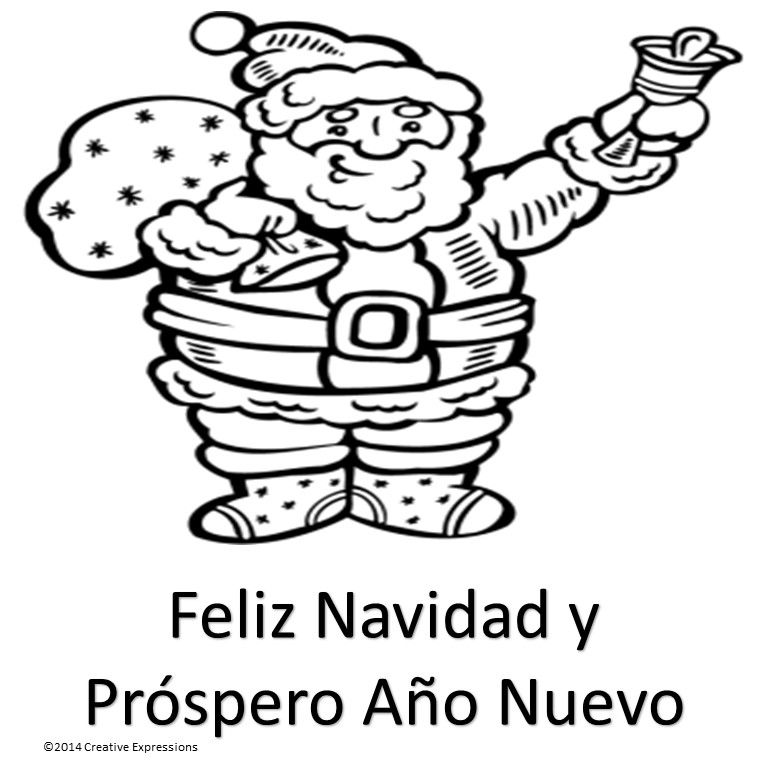 Free spanish christmas cards christmas coloring pages coloring pages coloring pages inspirational