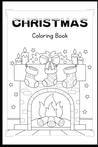 Christmas coloring book spanish edition by v