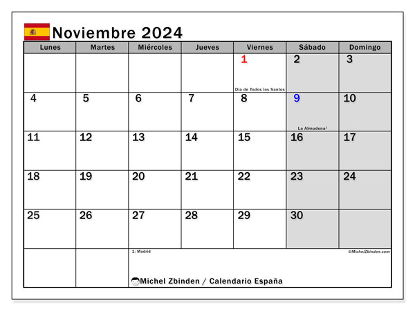 Printable calendar
