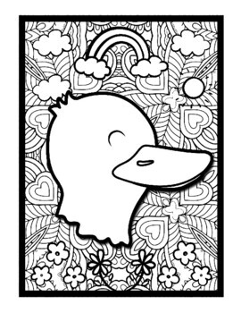 Ducks mindfulness mandala coloring pages printable birds coloring sheets pdf