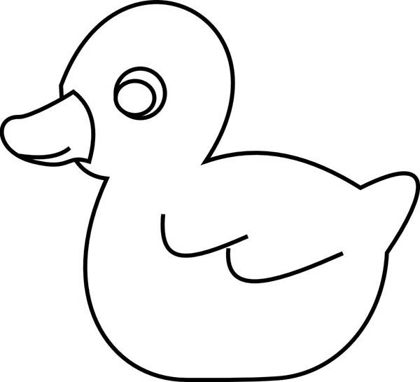 Rubber duck coloring pages