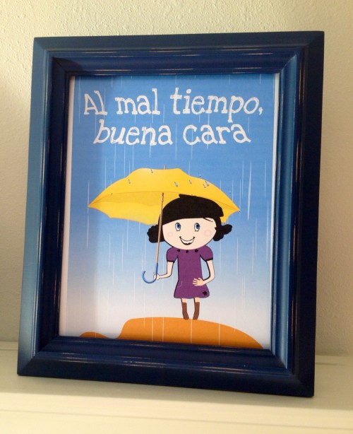 Spanish proverbs posters and coloring pages