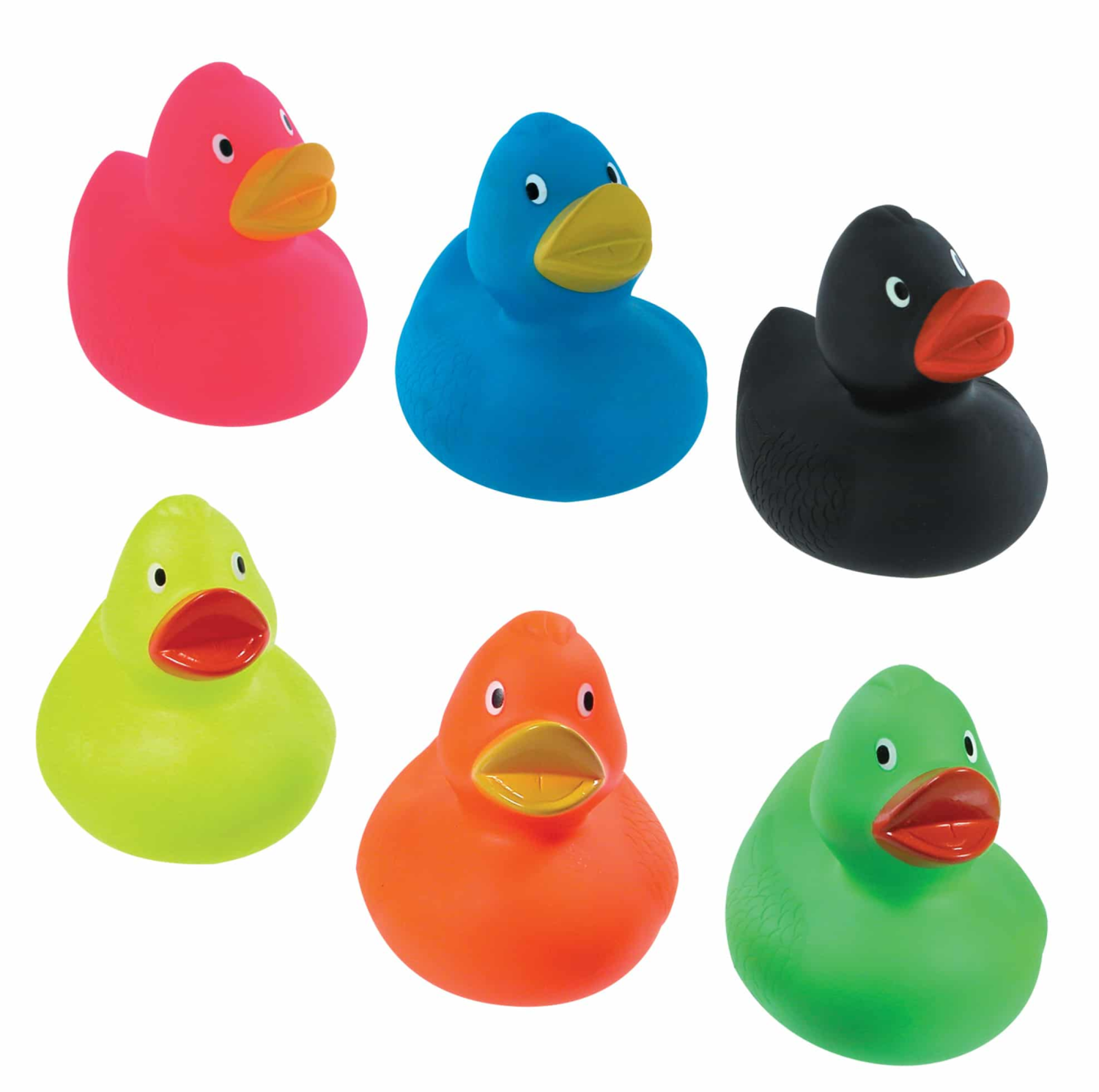 Multi color rubber duck â world of mirth