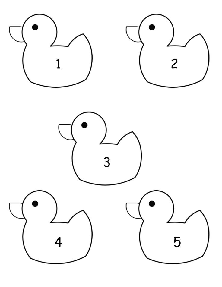 Counting backward with rubber ducks