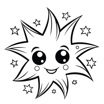 Sparkle coloring page png transparent images free download vector files