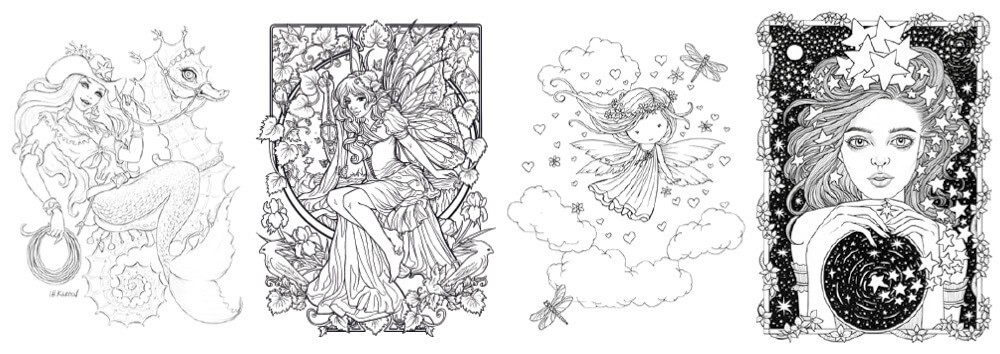How to add glitter to your colouring pages colouring heaven