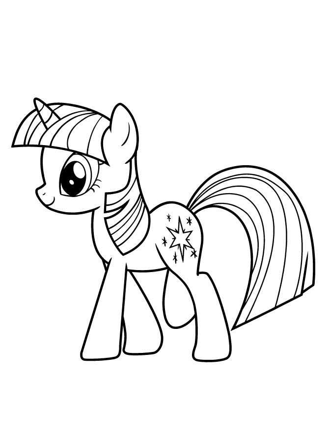 Twilight sparkle coloring pages