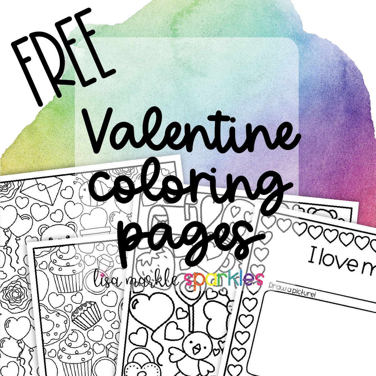 Free valentines day coloring pages