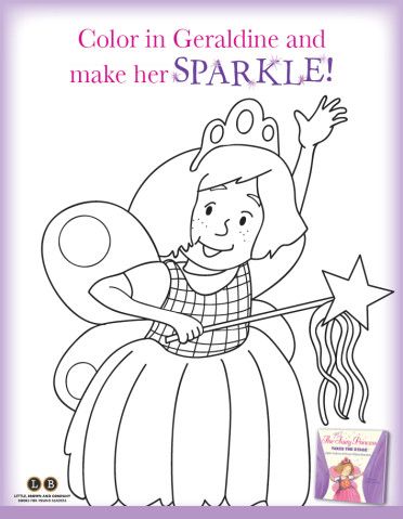 Color in geraldine and make her sparkle the julie andrews collection