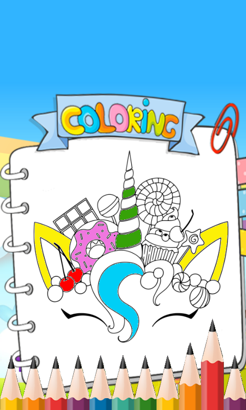 Kawaii coloring book with glitter and emojiappstore for android