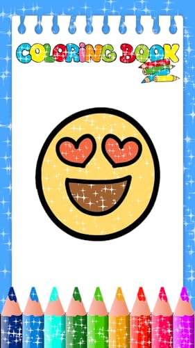 Glitter coloring book emojiappstore for android