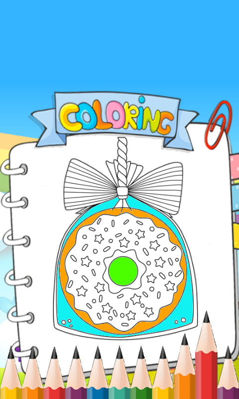 Kawaii coloring book with glitter and emojiappstore for android