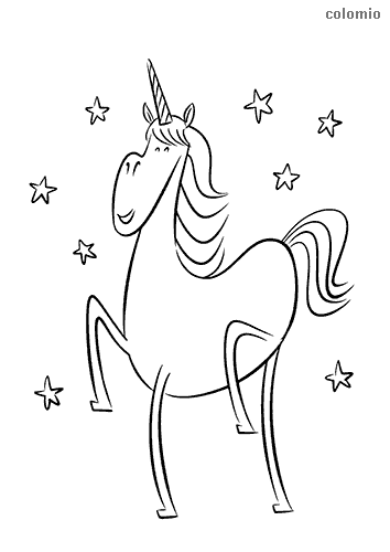 Unicorns coloring pages free printable unicorn coloring sheets