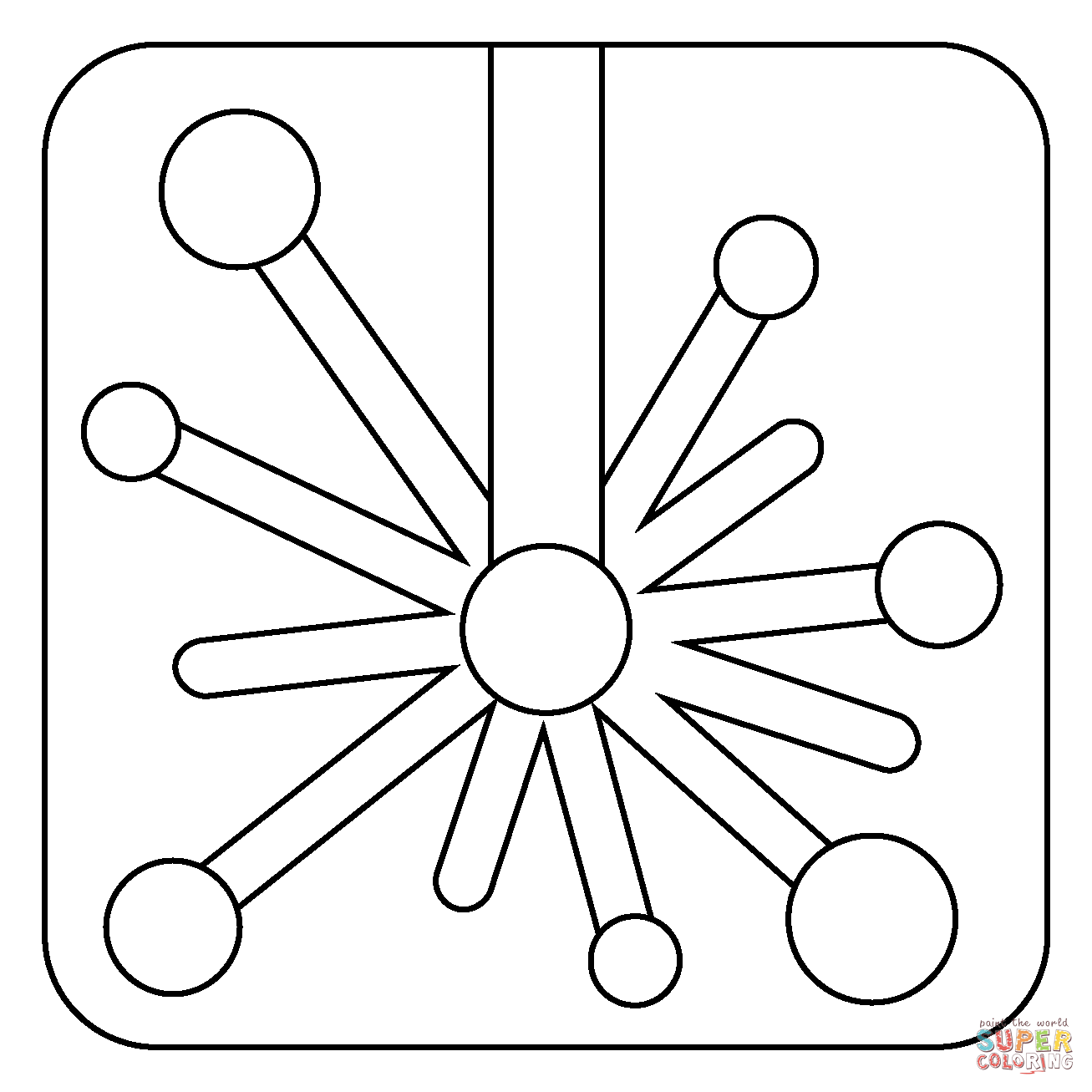 Sparkler emoji coloring page free printable coloring pages