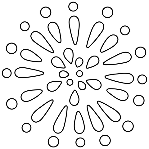 Fireworks emoji coloring page free printable coloring pages