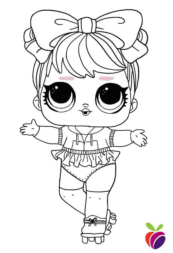 Lol surprise sparkle series coloring page