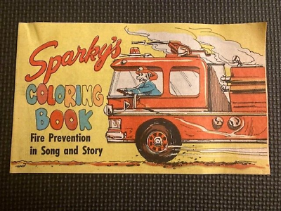 S sparkys coloring book fire prevention song story