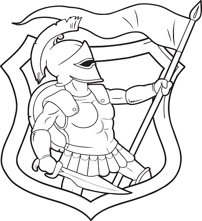 Spartan stock illustration