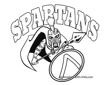 Mascot coloring pages