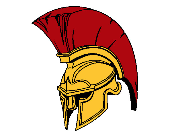 Colored page spartan painted by feffy