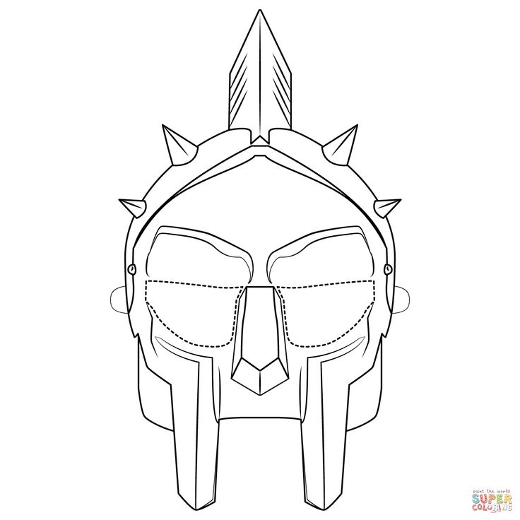 Gladiator mask coloring page free printable coloring pages mask drawing free printable coloring pages free printable coloring