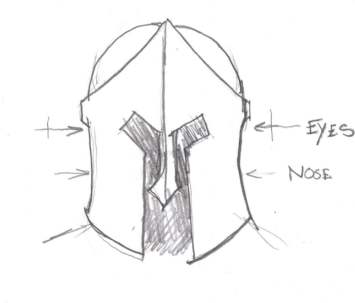 How to make a spartan helmet