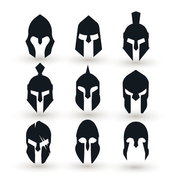 Spartan helmet front images â browse photos vectors and video