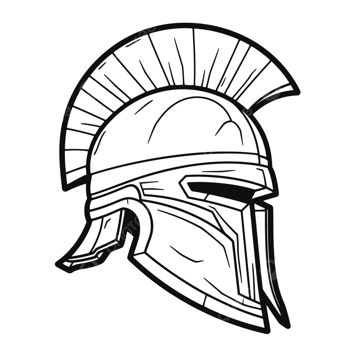 The spartan helmet for coloring outline sketch drawing vector wing drawing ring drawing color drawing png and vector with transparent background for free download