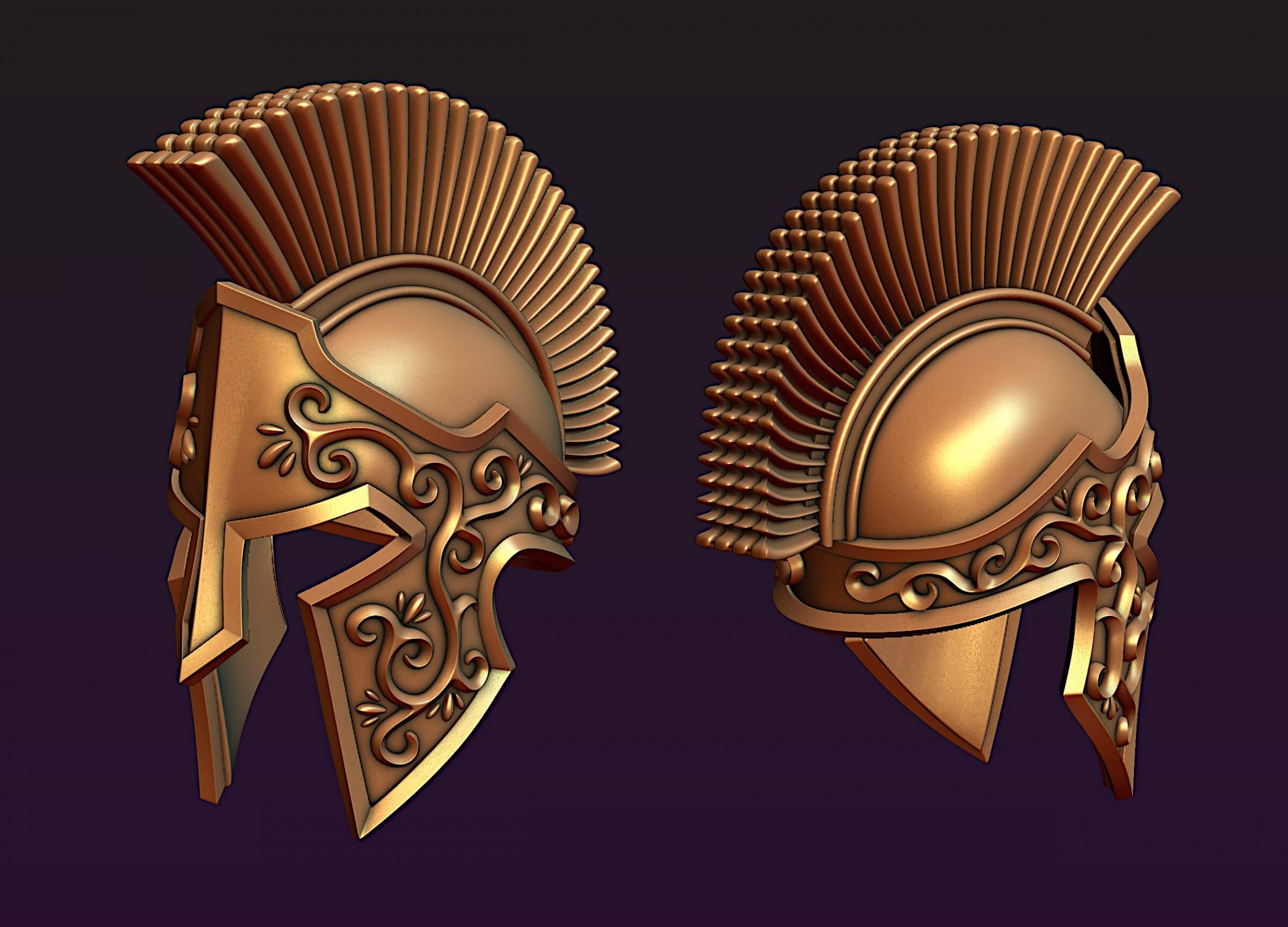 Spartan helmet