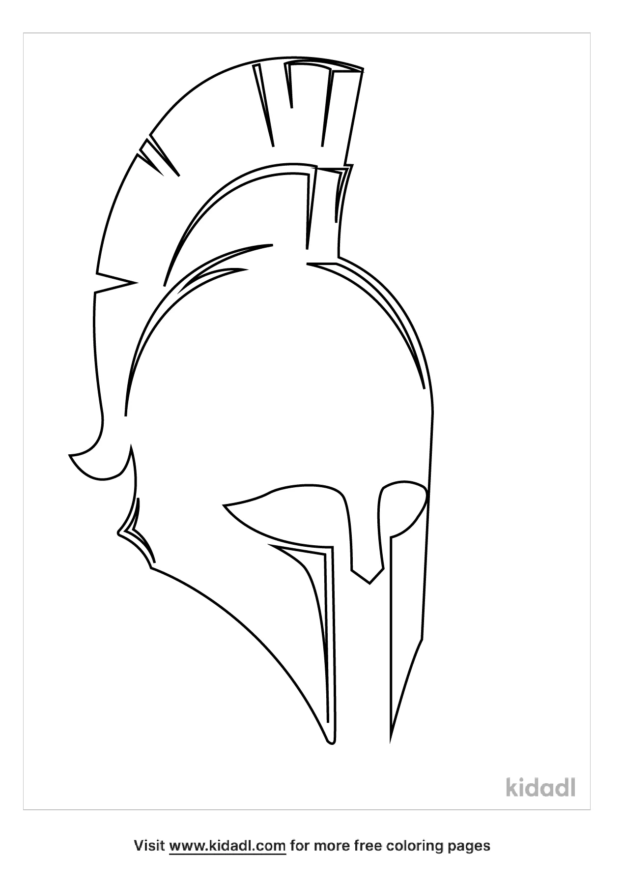 Free spartan coloring page coloring page printables