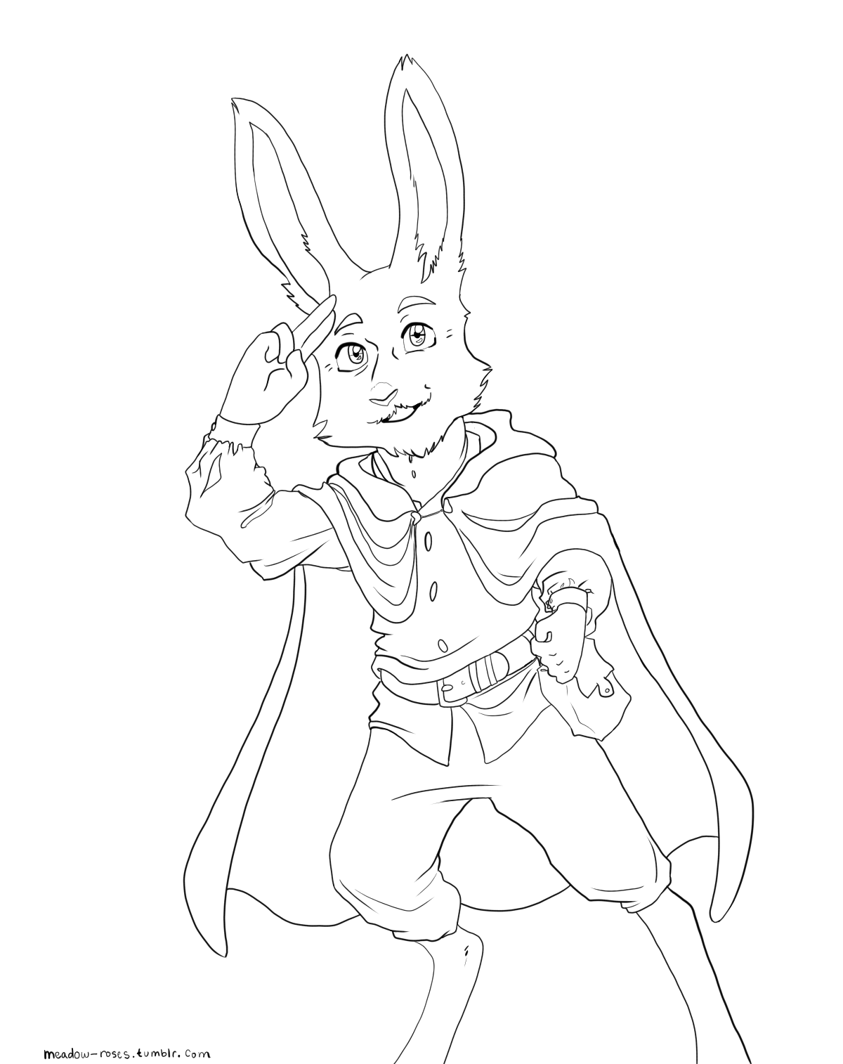 Wilfred longtreader coloring page