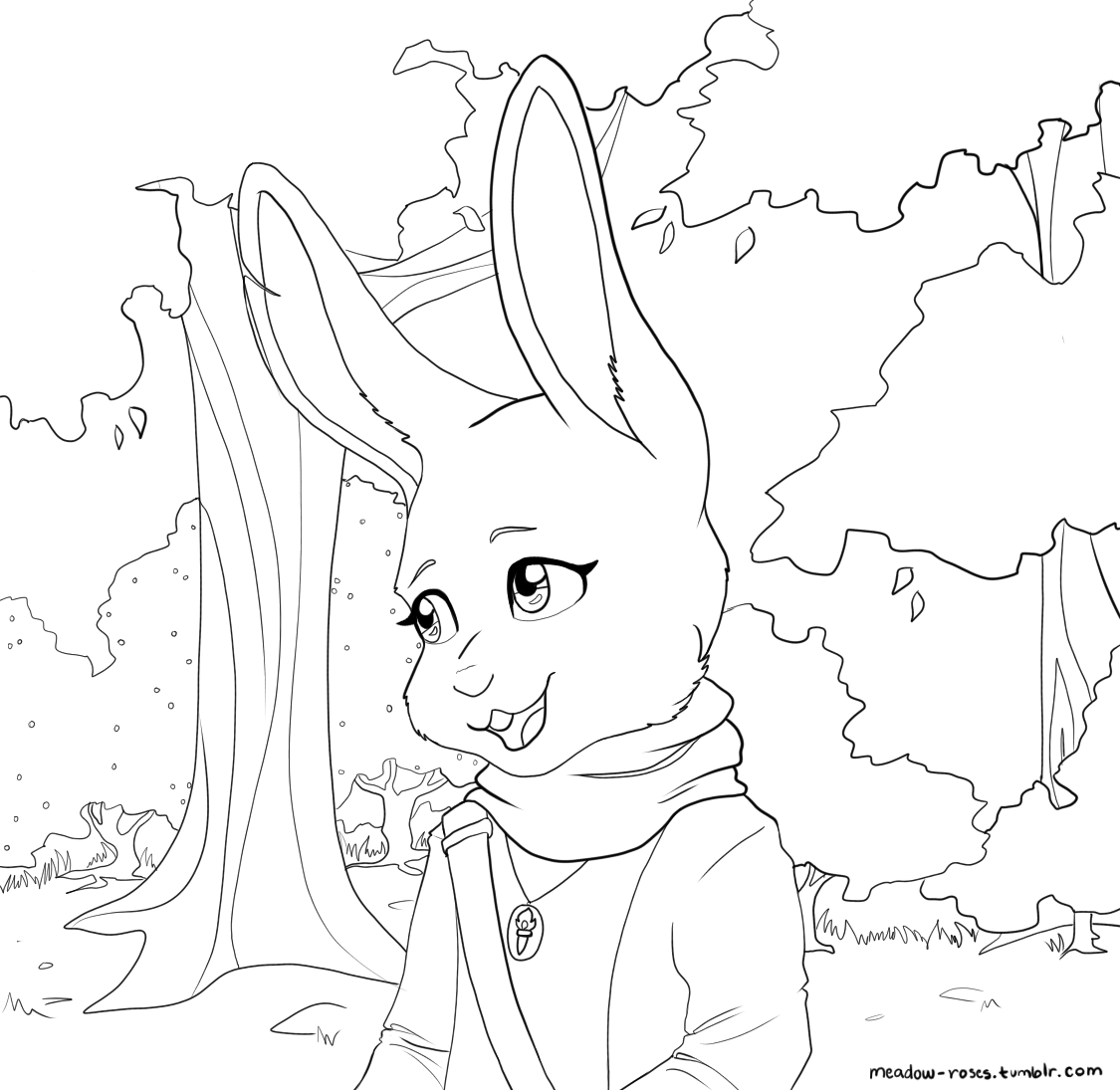 Heather coloring page