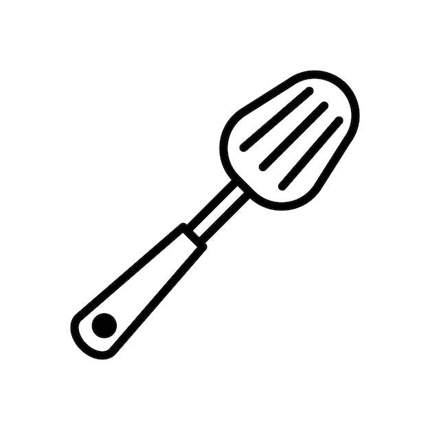 Premium vector cooking panion the iconic spatula vector template flat