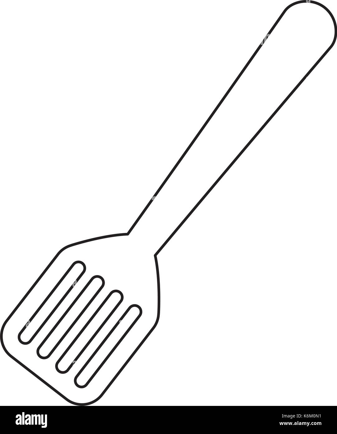 Spatula utensil icon stock vector image art