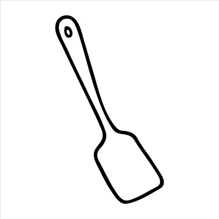 Spatula black white clipart cliparts stock vector and royalty free spatula black white clipart illustrations