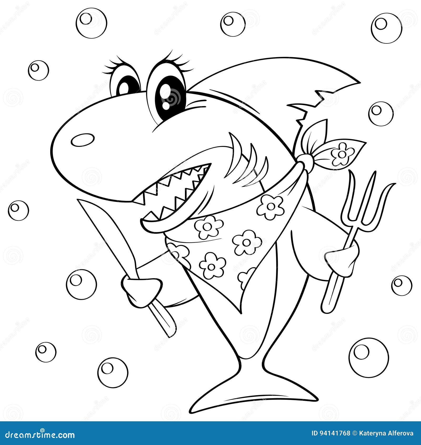 Fork knife coloring stock illustrations â fork knife coloring stock illustrations vectors clipart