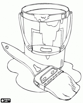 Tools and utensils coloring pages printable games kleurplaten voorwerpen borstels
