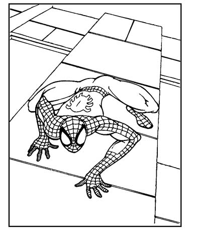 Updated spiderman coloring pages