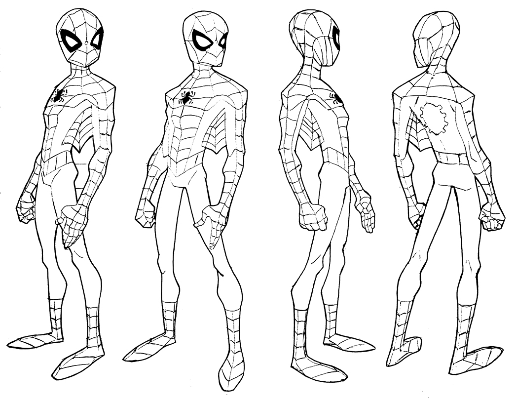 Jeff johnson on x heres a sample turn i did over the brilliant cheeks seangallowayart spectacular spider