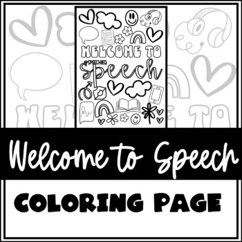 Slp coloring page speech coloring page slp by speechie q
